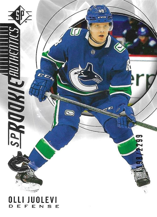 Olli Juolevi 
RA, RC, SN2299 #132 Vancouver Canucks | 2020-21 SP | NHL Card