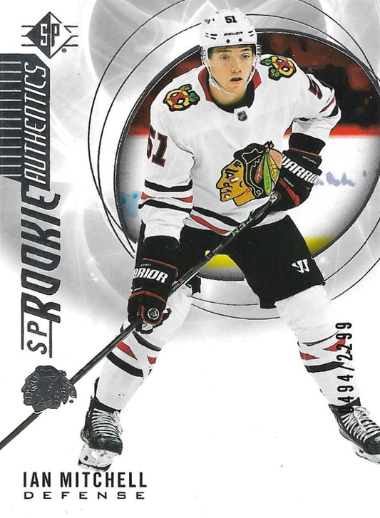 Ian Mitchell 
RA, RC, SN2299 #134 Chicago Blackhawks | 2020-21 SP | NHL Card