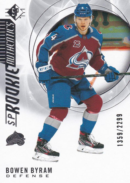 Bowen Byram 
RA, RC, SN2299 #140 Colorado Avalanche | 2020-21 SP | NHL Card