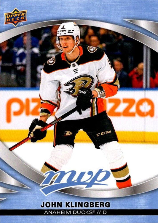 John Klingberg #37 Anaheim Ducks | 2023-24 Upper Deck MVP | NHL Trading Card