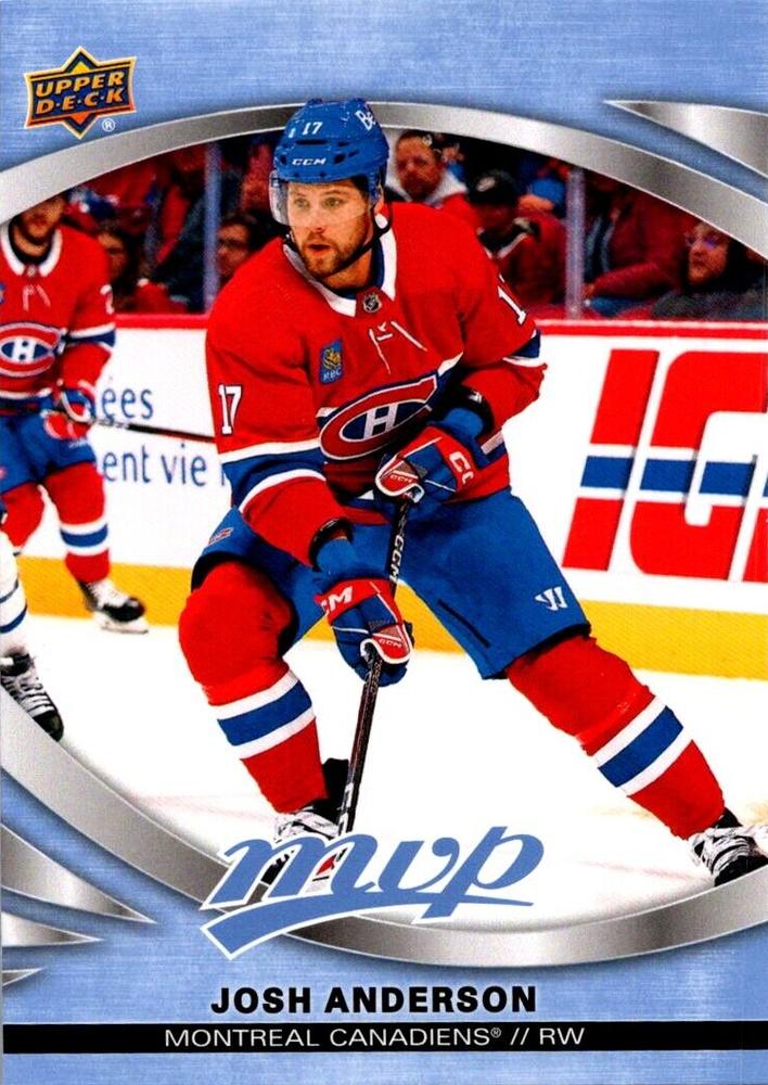 Josh Anderson #86 Montreal Canadiens | 2023-24 Upper Deck MVP | NHL Trading Card