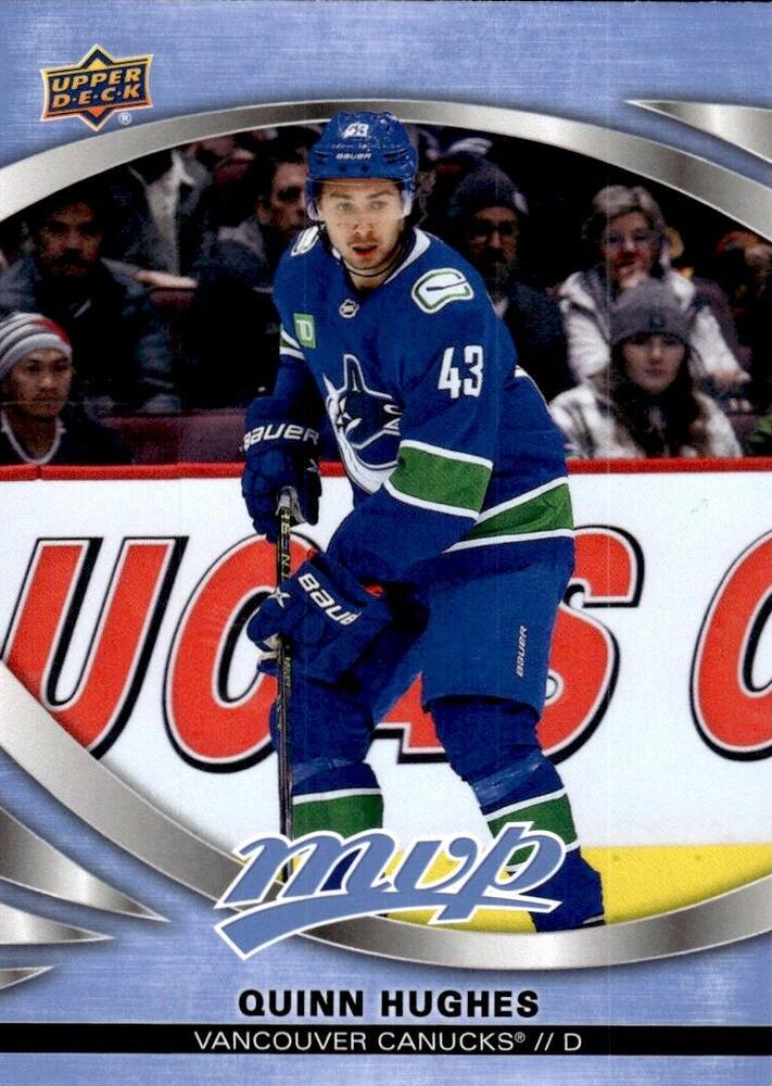 Quinn Hughes #129 Vancouver Canucks | 2023-24 Upper Deck MVP | NHL Trading Card