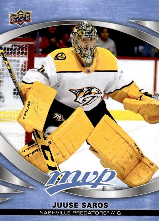 Juuse Saros #181 Nashville Predators | 2023-24 Upper Deck MVP | NHL Trading Card