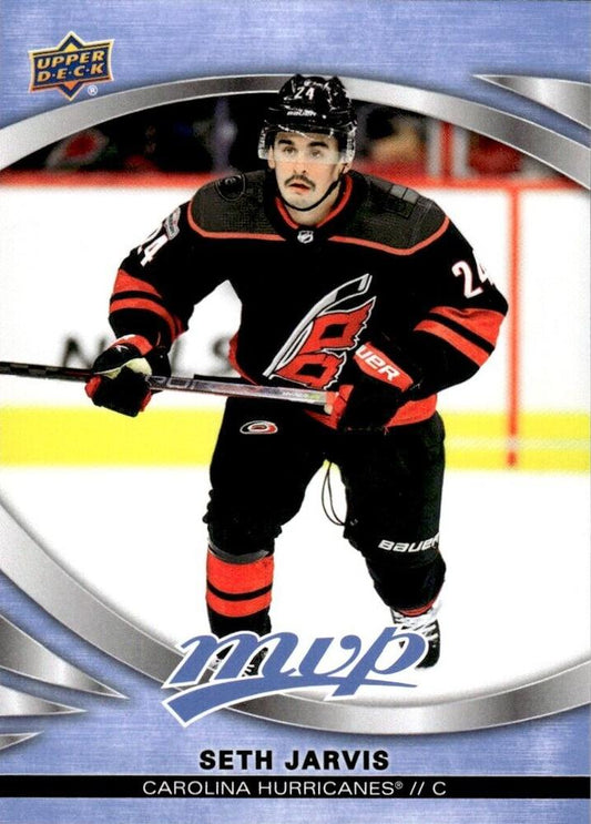 Seth Jarvis 
SP #211 Carolina Hurricanes | 2023-24 Upper Deck MVP | NHL Card