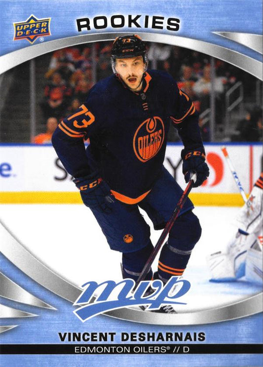 Vincent Desharnais 
ROO, RC #221 Edmonton Oilers | 2023-24 Upper Deck MVP | NHL Card