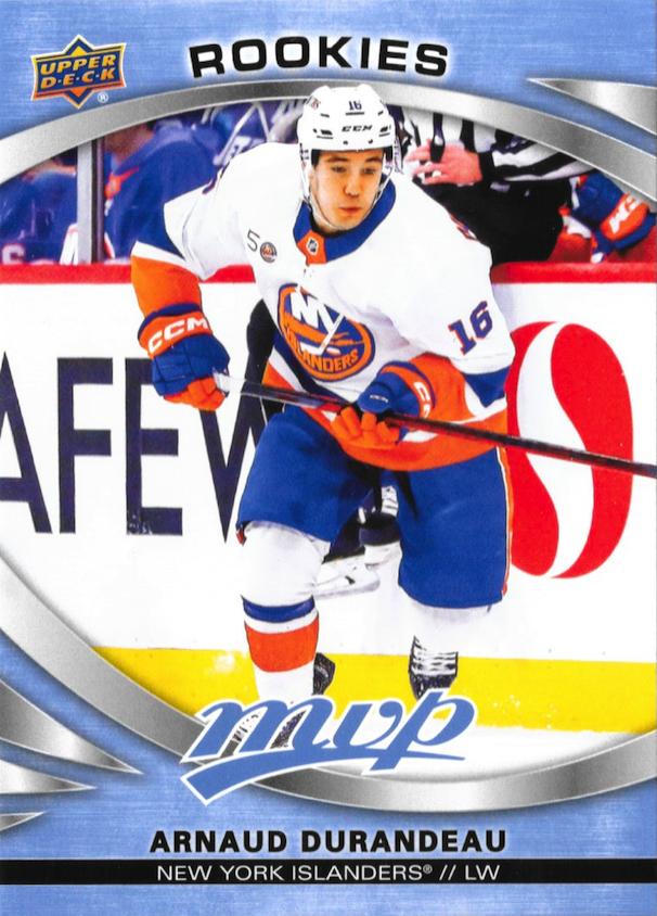 Arnaud Durandeau 
ROO, RC #237 New York Islanders | 2023-24 Upper Deck MVP | NHL Card