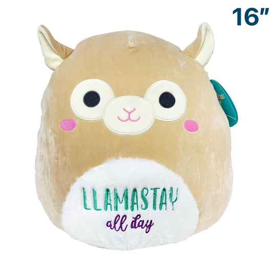 Llamastay All Day ~ Llama ~ 16" inch Calm Squad Squishmallow