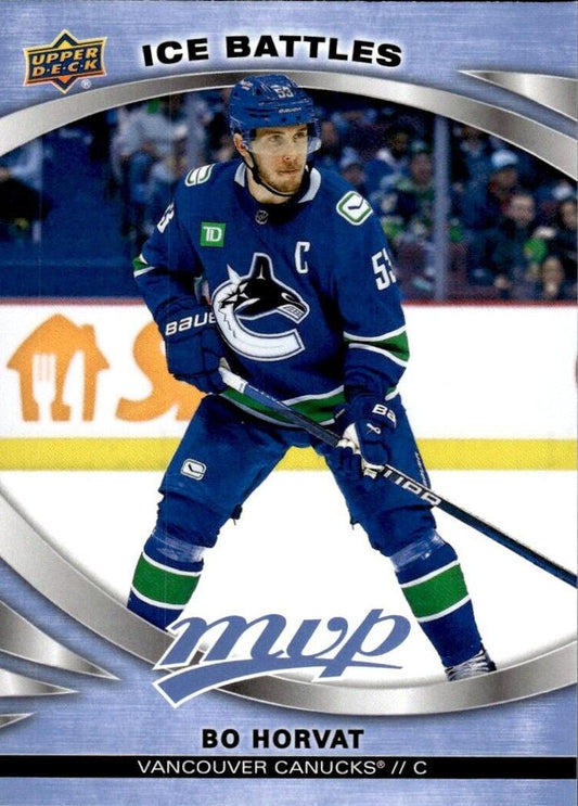 Bo Horvat #6 Vancouver Canucks | 2023-24 Upper Deck MVP - Ice Battles | NHL Card