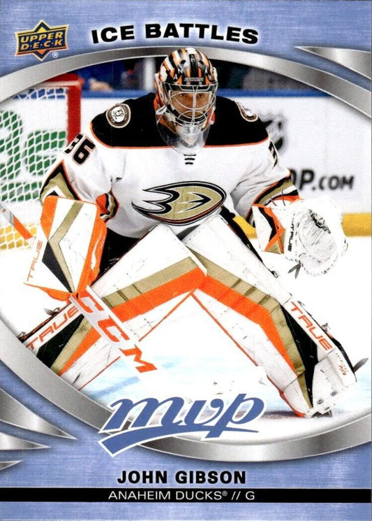 John Gibson #10 Anaheim Ducks | 2023-24 Upper Deck MVP - Ice Battles | NHL Card