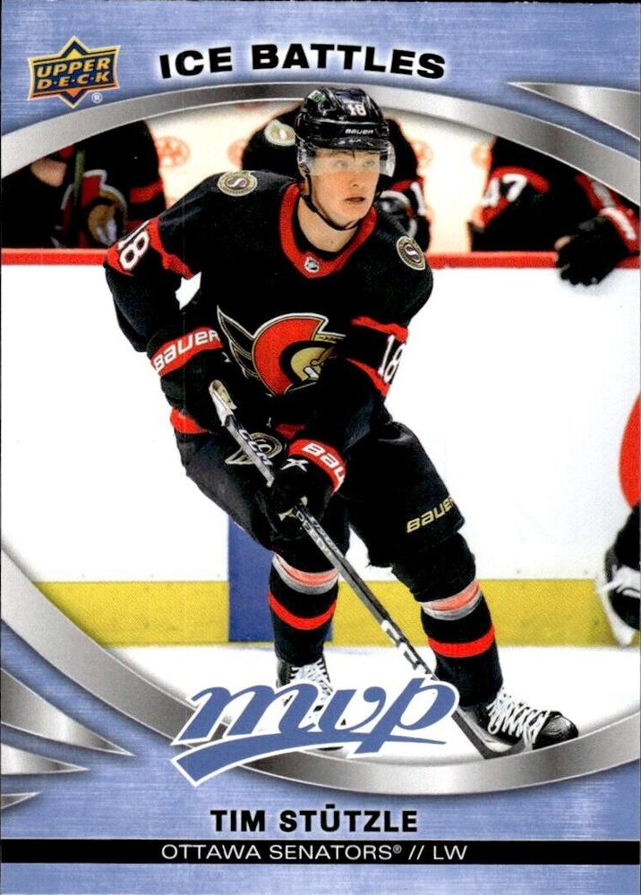 Tim Stutzle #52 Ottawa Senators | 2023-24 Upper Deck MVP - Ice Battles | NHL Card