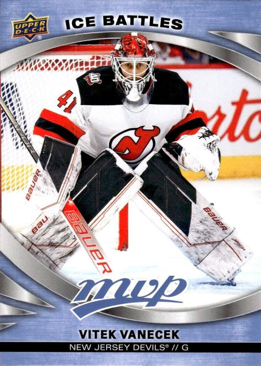 Vitek Vanecek #72 New Jersey Devils | 2023-24 Upper Deck MVP - Ice Battles | NHL Card