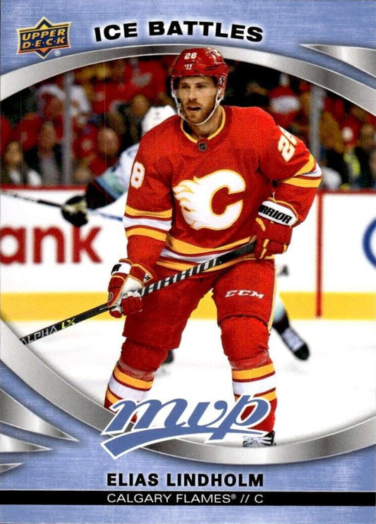 Elias Lindholm #83 Calgary Flames | 2023-24 Upper Deck MVP - Ice Battles | NHL Card