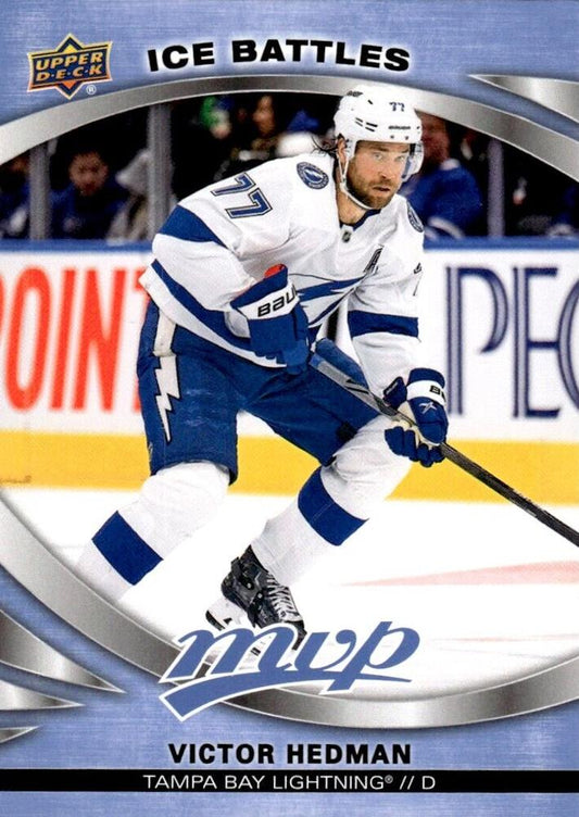 Victor Hedman #104 Tampa Bay Lightning | 2023-24 Upper Deck MVP - Ice Battles | NHL Card