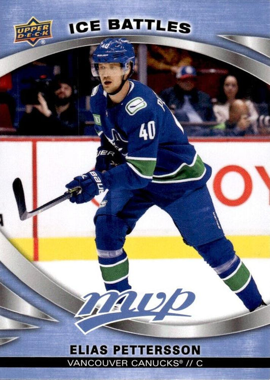Elias Pettersson #117 Vancouver Canucks | 2023-24 Upper Deck MVP - Ice Battles | NHL Card
