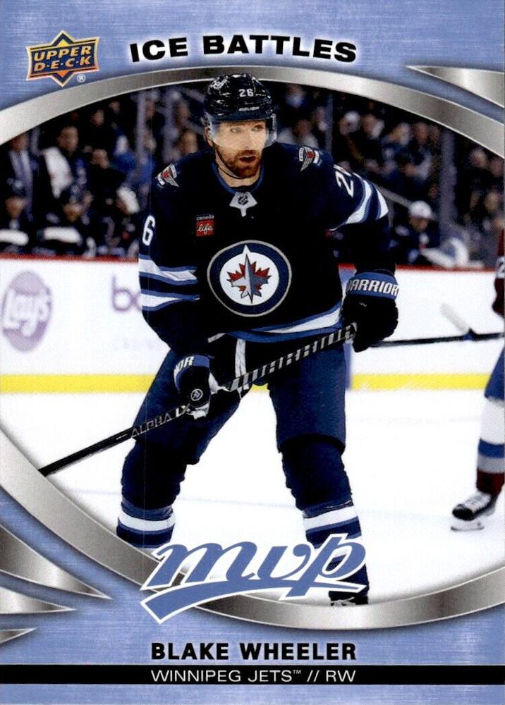 Blake Wheeler #131 Winnipeg Jets | 2023-24 Upper Deck MVP - Ice Battles | NHL Card