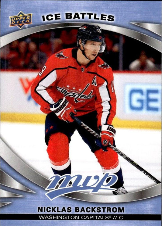 Nicklas Backstrom #163 Washington Capitals | 2023-24 Upper Deck MVP - Ice Battles | NHL Card