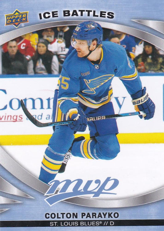 Colton Parayko #205 St. Louis Blues | 2023-24 Upper Deck MVP - Ice Battles | NHL Card