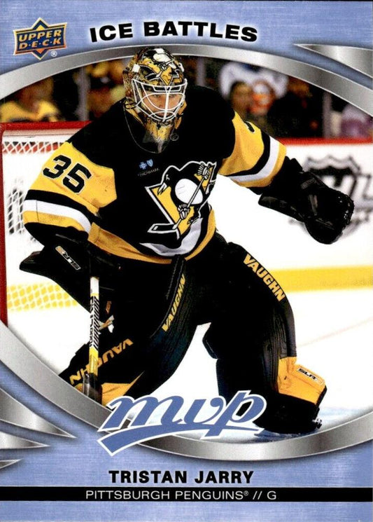 Tristan Jarry #208 Pittsburgh Penguins | 2023-24 Upper Deck MVP - Ice Battles | NHL Card