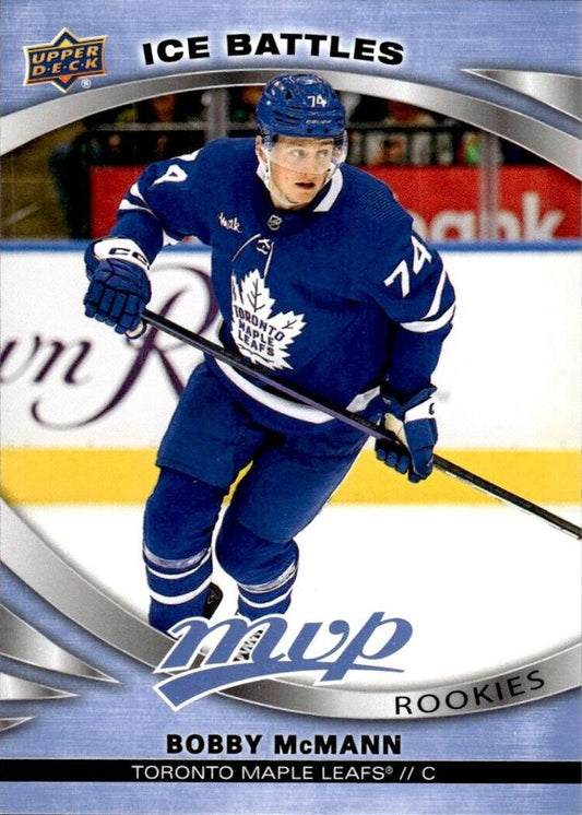 Bobby McMann 
ROO #222 Toronto Maple Leafs | 2023-24 Upper Deck MVP - Ice Battles | NHL Card