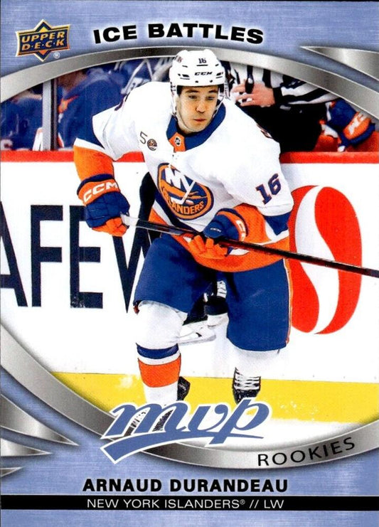 Arnaud Durandeau 
ROO #237 New York Islanders | 2023-24 Upper Deck MVP - Ice Battles | NHL Card