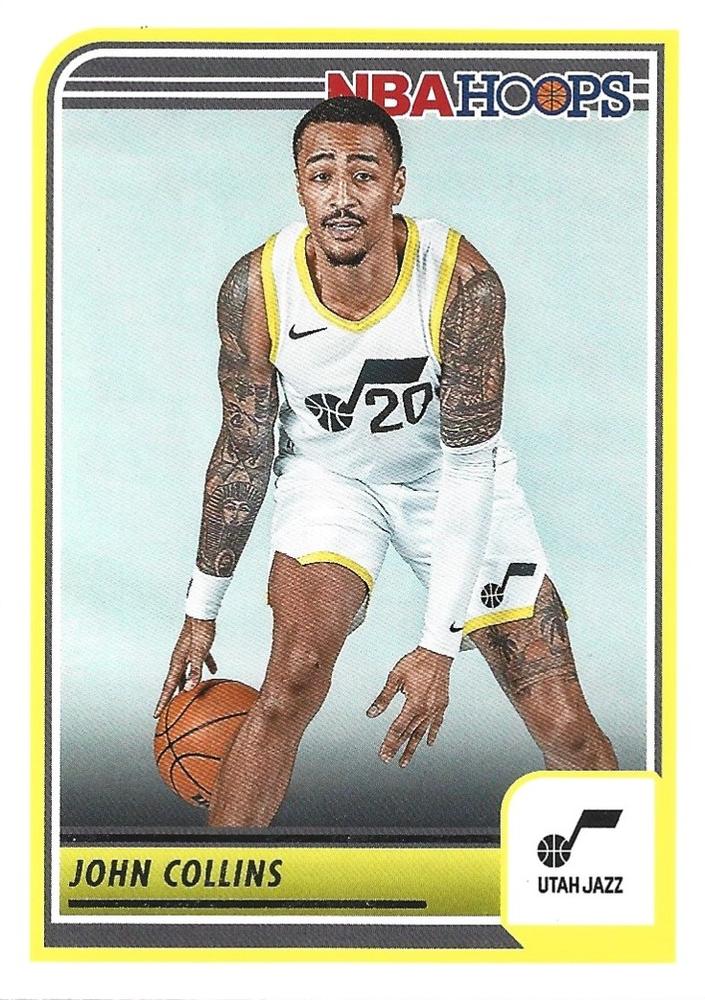 John Collins 78 Utah Jazz 2023 24 Hoops NBA Trading Card john-collins-78-utah-jazz-2023-24-hoops-nba-trading-card