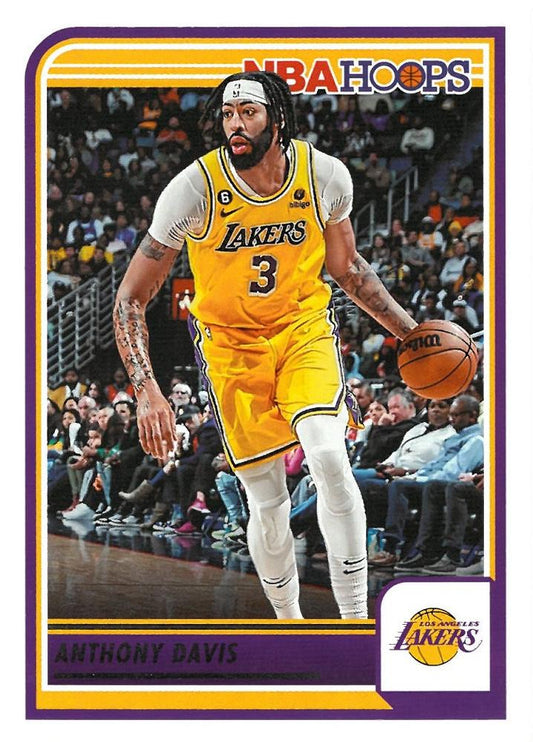 Anthony Davis #217 Los Angeles Lakers | 2023-24 Hoops | NBA Trading Card