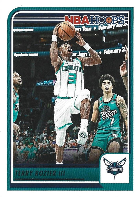Terry Rozier III #218 Charlotte Hornets | 2023-24 Hoops | NBA Trading Card