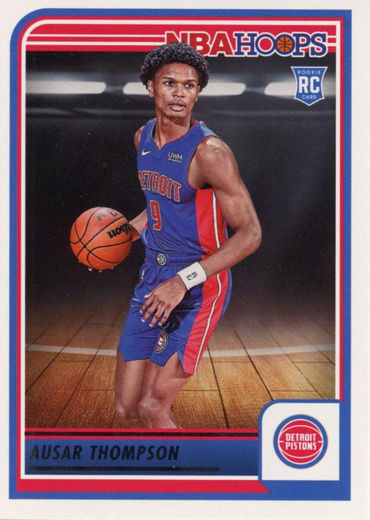 Ausar Thompson 
RC #255 Detroit Pistons | 2023-24 Hoops | NBA Trading Card