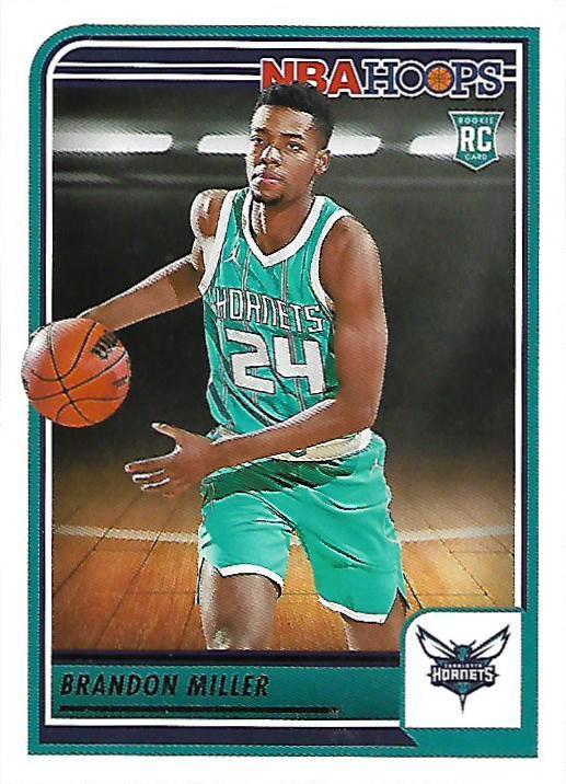 Brandon Miller 
RC #272 Charlotte Hornets | 2023-24 Hoops | NBA Trading Card