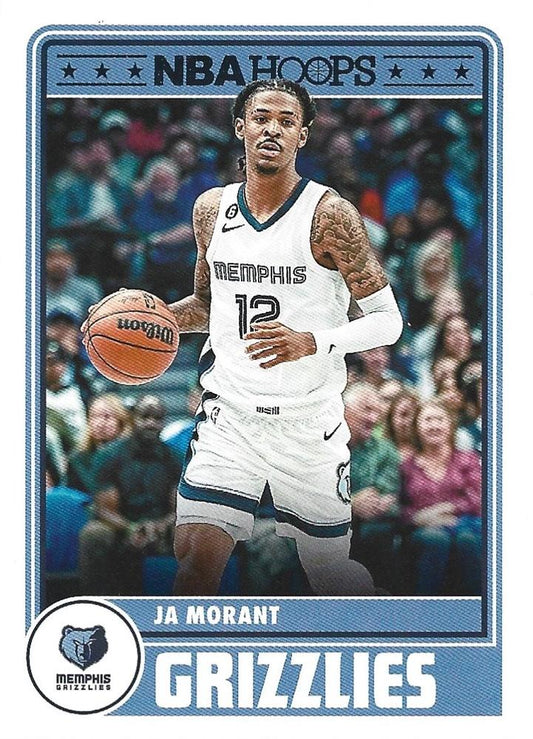 Ja Morant 
HT #281 Memphis Grizzlies | 2023-24 Hoops | NBA Trading Card