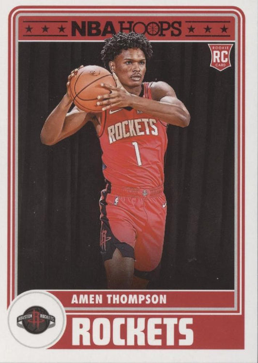 Amen Thompson 
HT #300 Houston Rockets | 2023-24 Hoops | NBA Trading Card