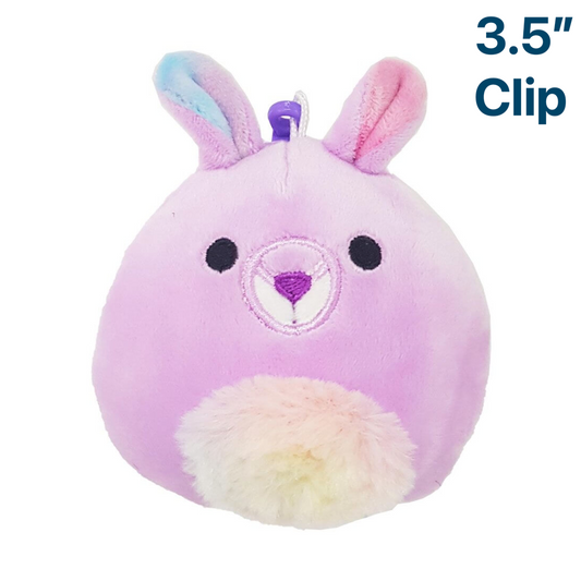 Kiki the Purple Kangaroo ~ 3.5" inch Clip On Squishmallow ~ Spring Squad