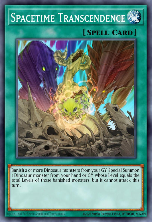 Spacetime Transcendence - BLLR-EN029 Ultra Rare | Yu-Gi-Oh! Card