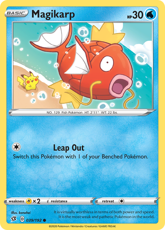 Magikarp 39/192 Common | Rebel Clash | Pokemon Card