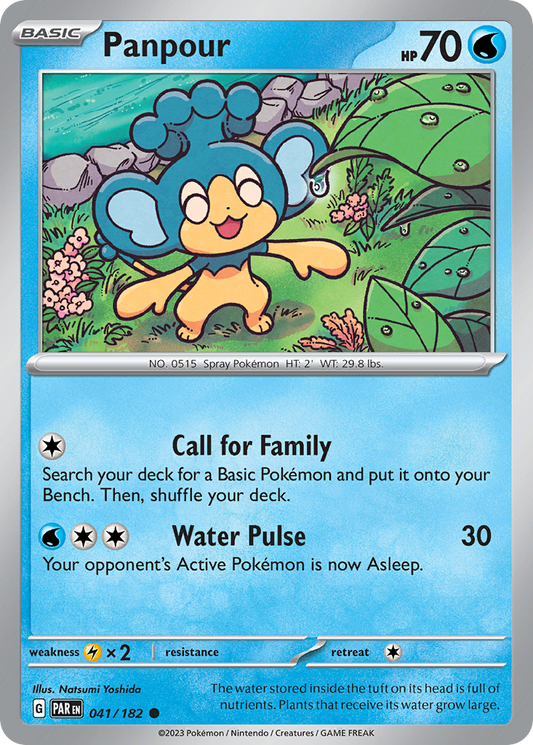 Panpour 41/182 Common | Paradox Rift | Pokemon Card