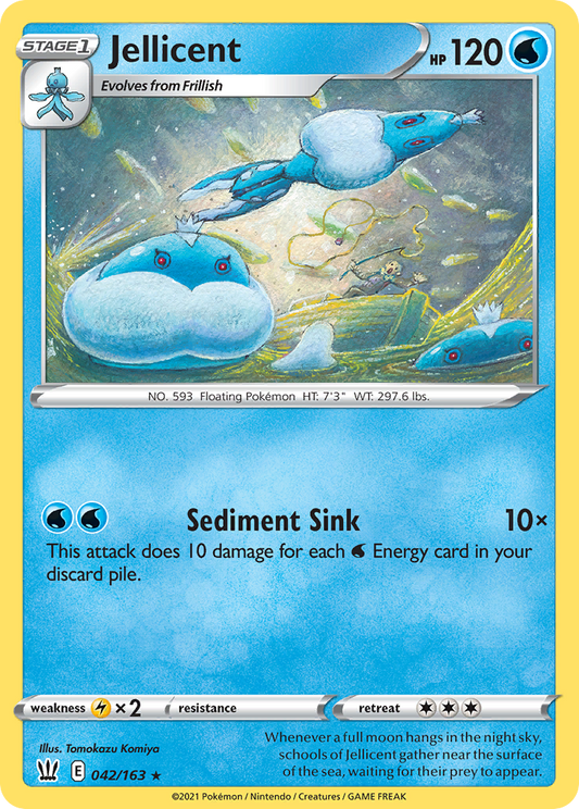 Jellicent 42/163 Rare | Battle Styles | Pokemon Card