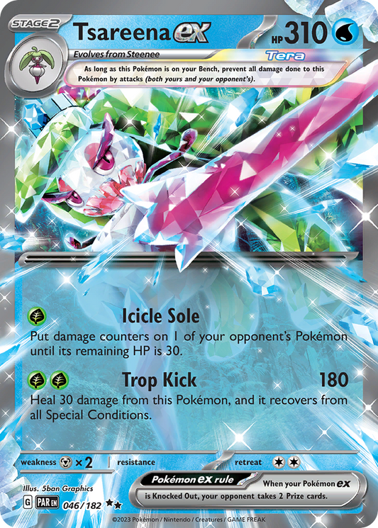 Tsareena ex 46/182 Double Rare | Paradox Rift | Pokemon Card