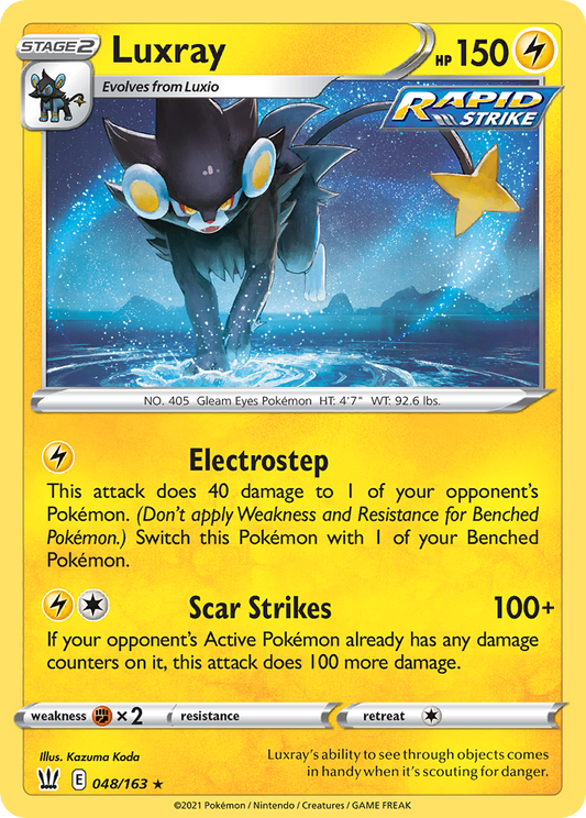 Luxray 48/163 Rare Holo | Battle Styles | Pokemon Card