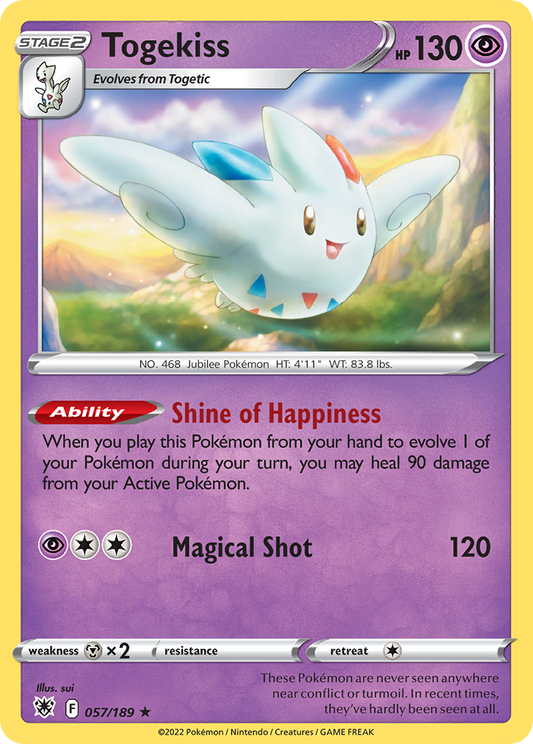 Togekiss 57/189 Rare Holo | Astral Radiance | Pokemon Card