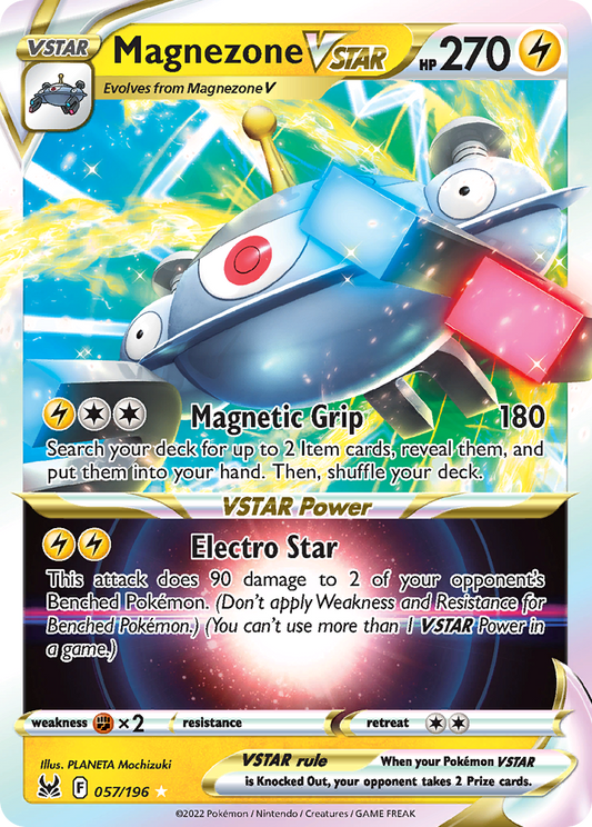 Magnezone VSTAR 57/196 Rare Holo VSTAR | Lost Origin | Pokemon Card