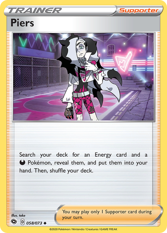 Piers 58/73 Uncommon | Champion's Path | Pokemon Card