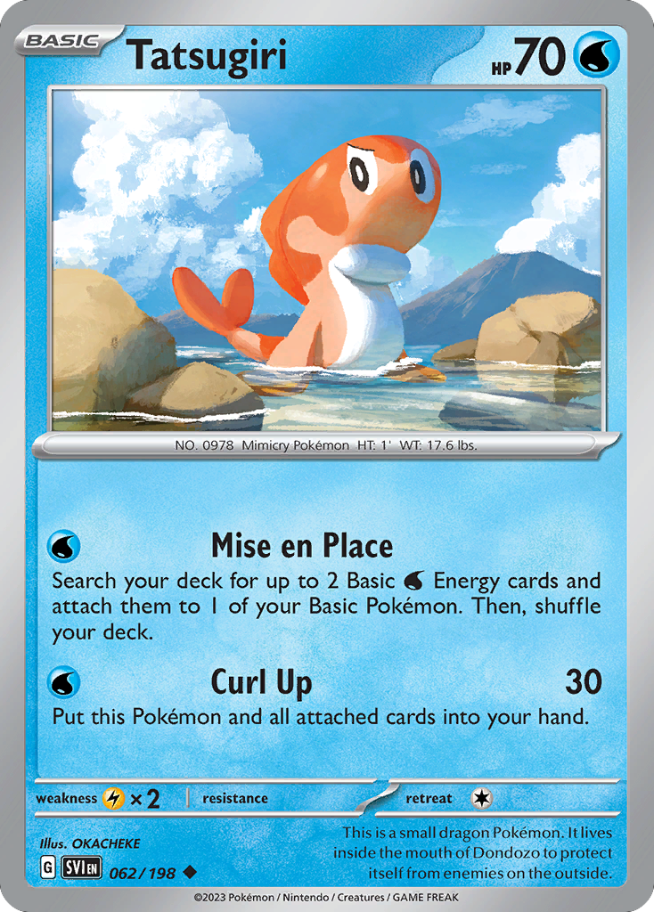 Tatsugiri 62/198 Uncommon | Scarlet & Violet | Pokemon Card