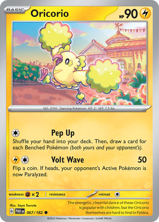 Oricorio 67/182 Common | Paradox Rift | Pokemon Card