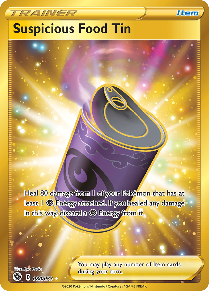 Suspicious Food Tin 80/73 Rare Secret | Champion's Path | Pokemon Card
