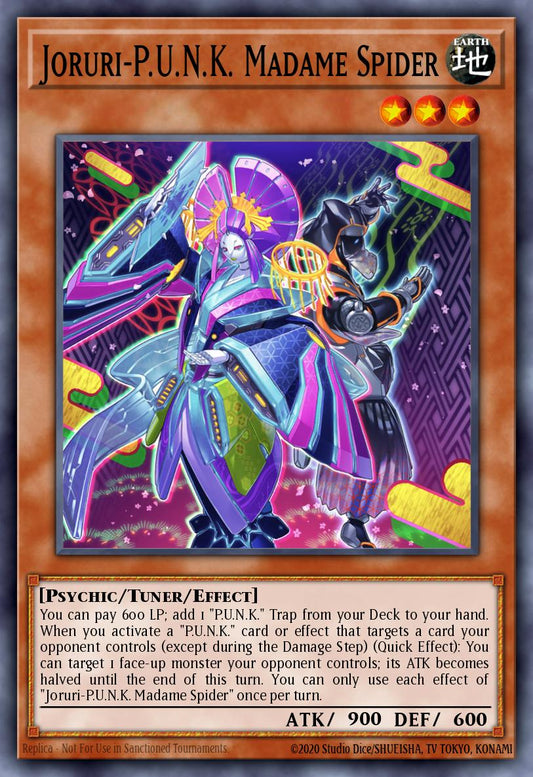 Joruri P.U.N.K. Madame Spider - GRCR-EN003 Super Rare | Yu-Gi-Oh! Card