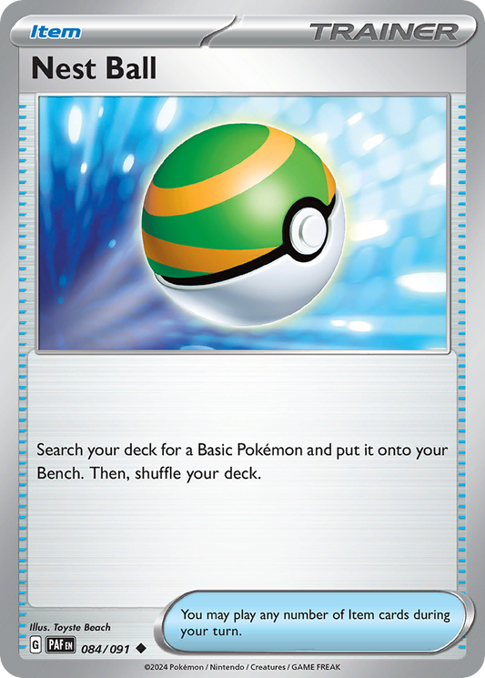 Nest Ball 84/91 Uncommon | Paldean Fates | Pokemon Card