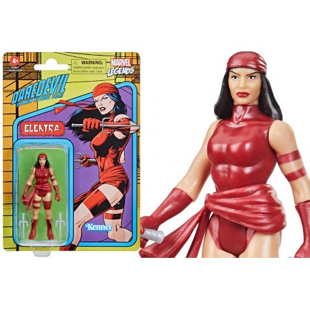 Elektra | Marvel 3.75” Legends Retro Collection | Hasbro Action Figure