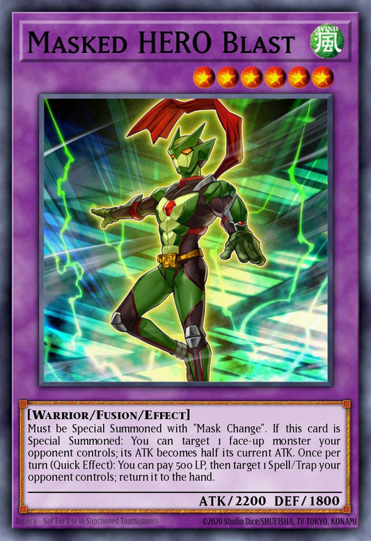 Masked HERO Blast - TOCH-EN047 Rare | Yu-Gi-Oh! Card