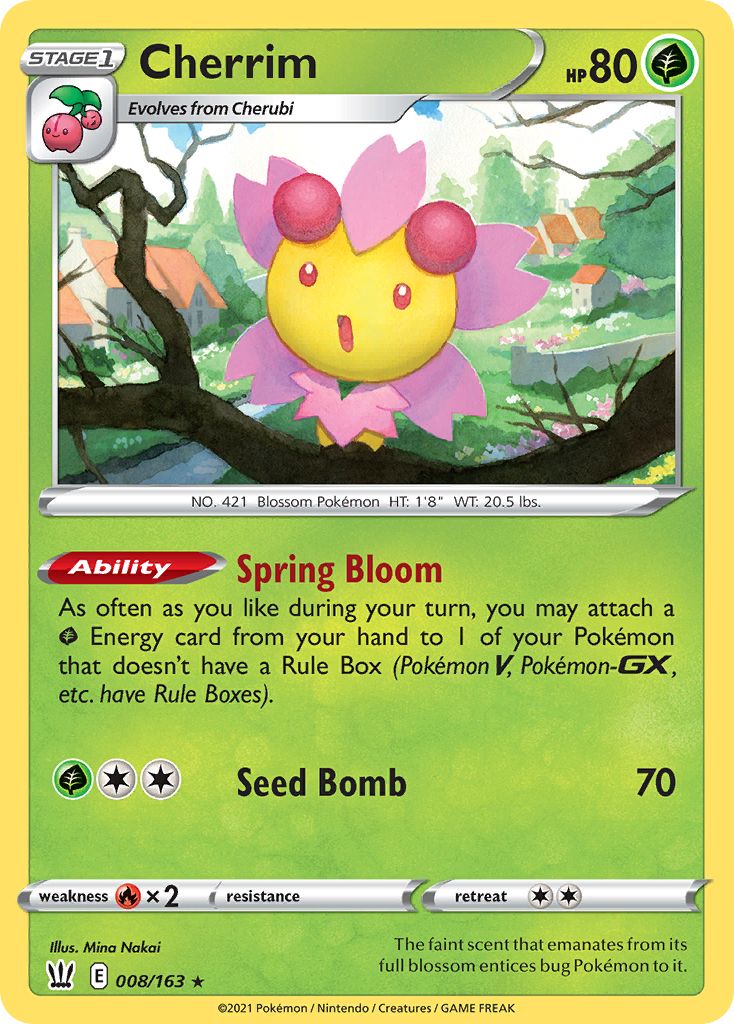 Cherrim 8/163 Rare Holo | Battle Styles | Pokemon Card