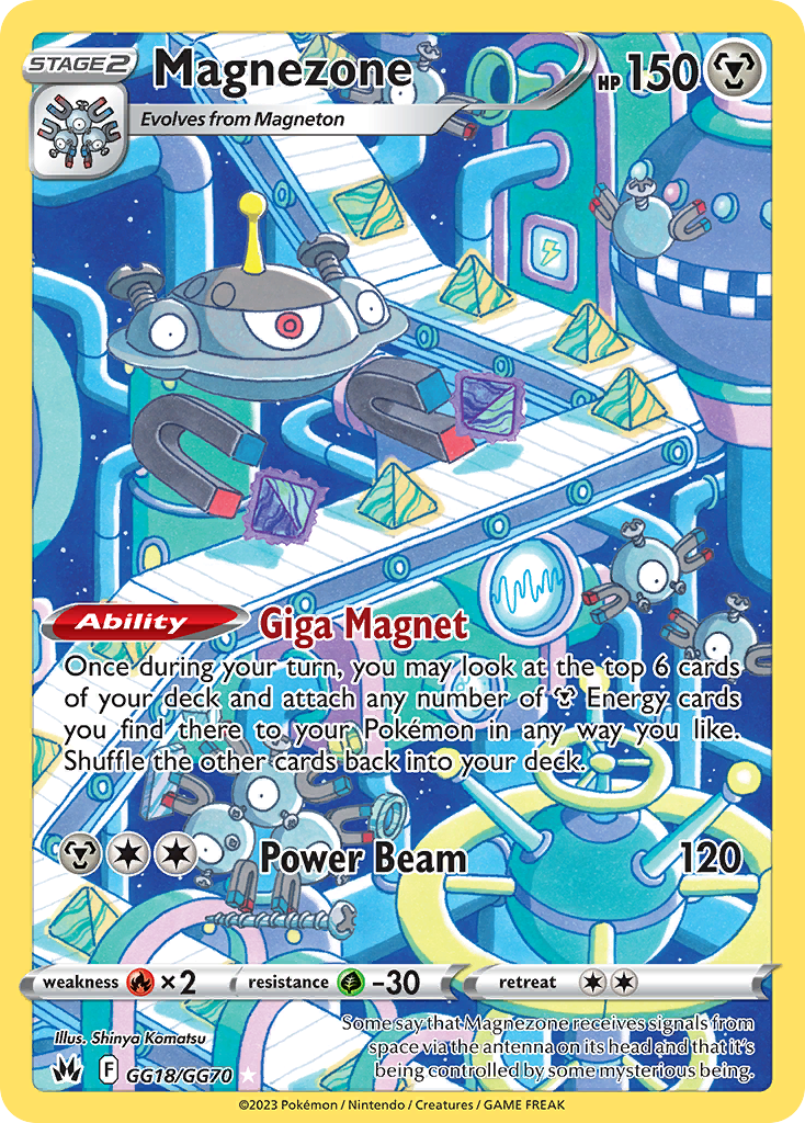 Magnezone GG18/70 Trainer Gallery Rare Holo | Crown Zenith Galarian Gallery | Pokemon Card